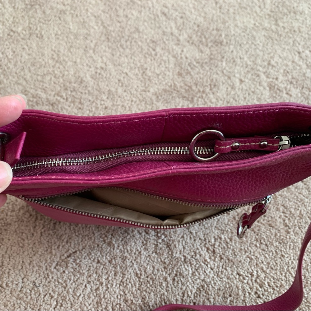 Pertegaz Vintage Leather Crossbody Bag - Made in Spain - Picture 6 of 16